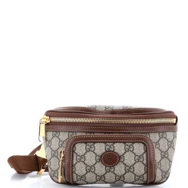 GUCCI Interlocking G Patch Belt Bag GG Coated Canv