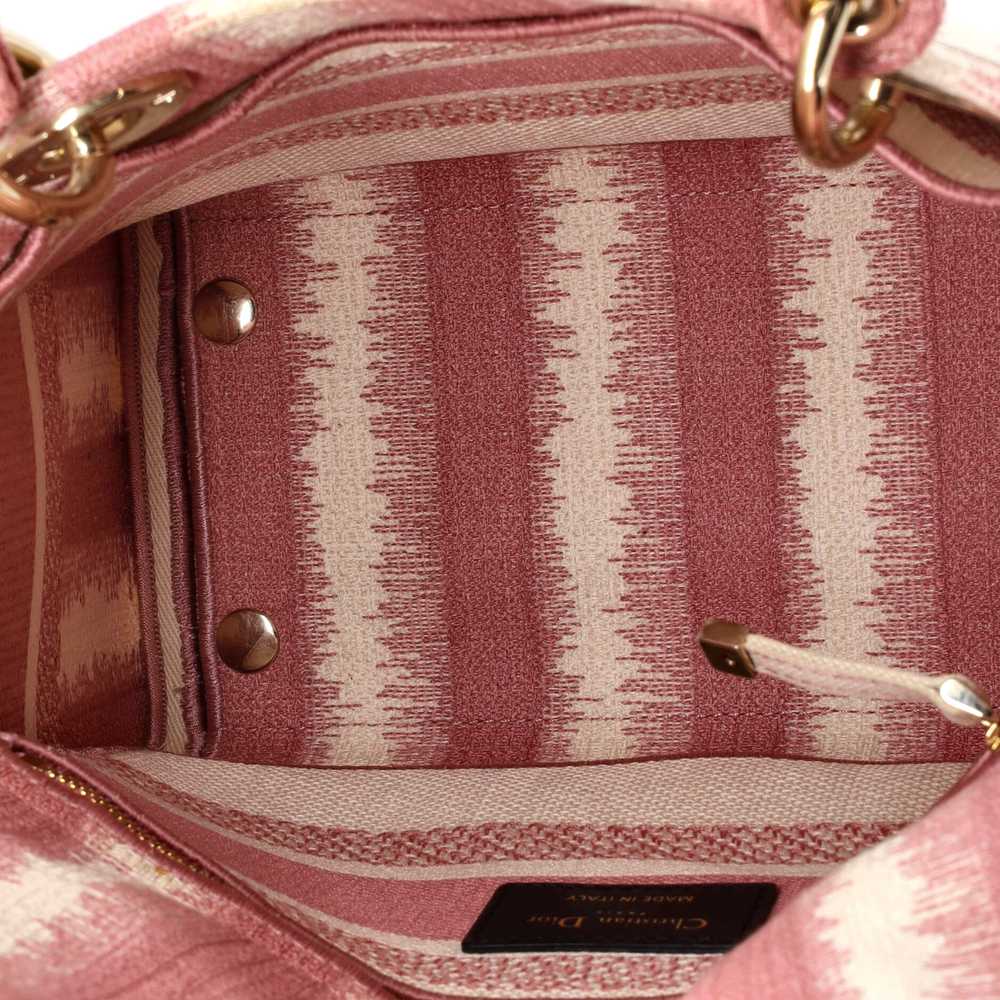 Christian Dior Lady D-Lite Bag Striped Canvas Med… - image 5