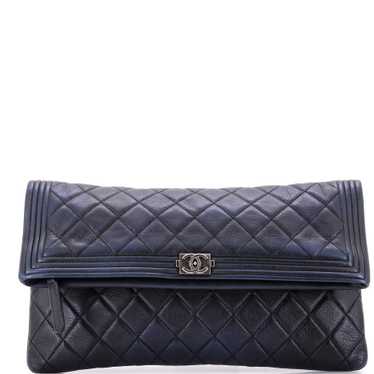 CHANEL Boy Beauty CC Clutch Quilted Lambskin - image 1