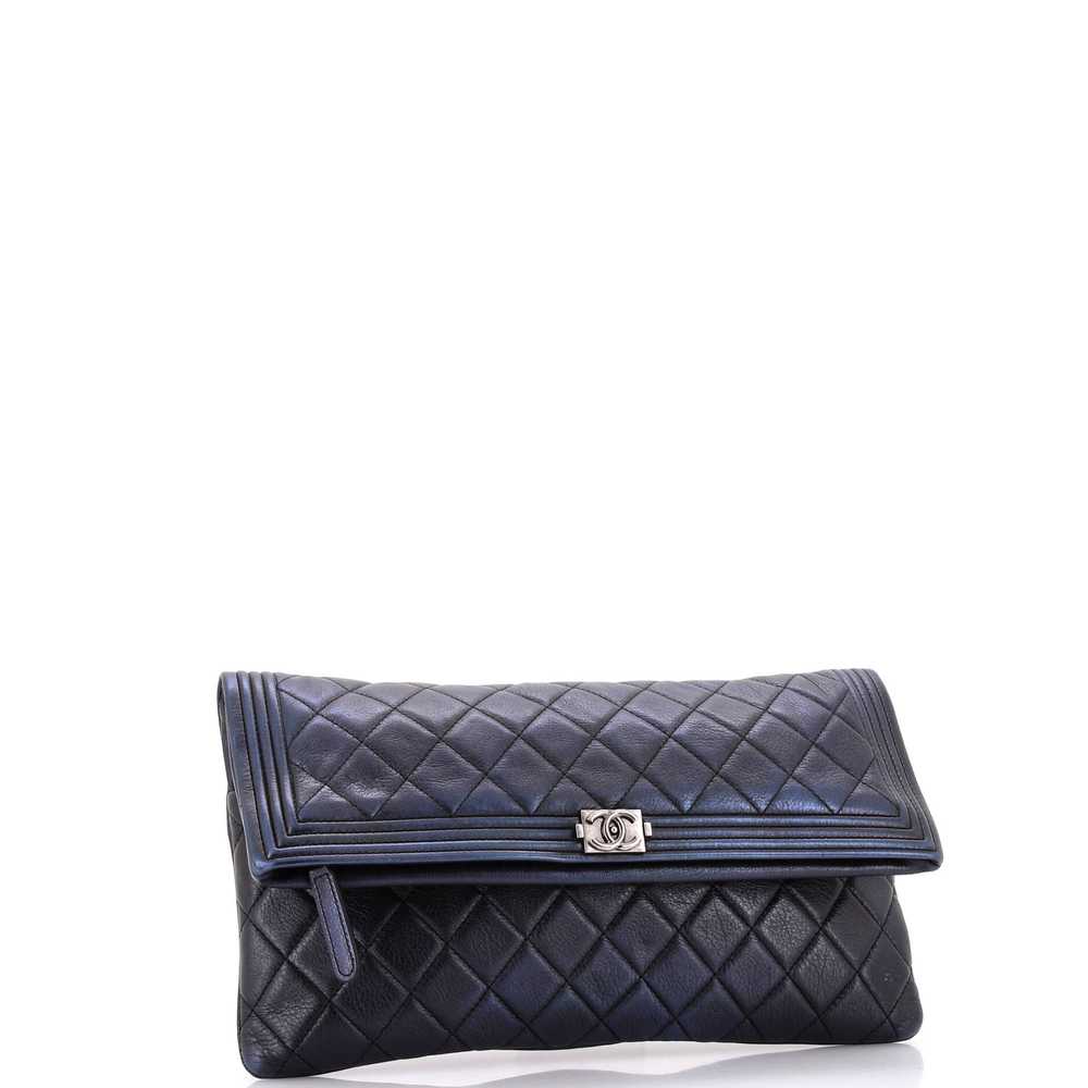 CHANEL Boy Beauty CC Clutch Quilted Lambskin - image 2