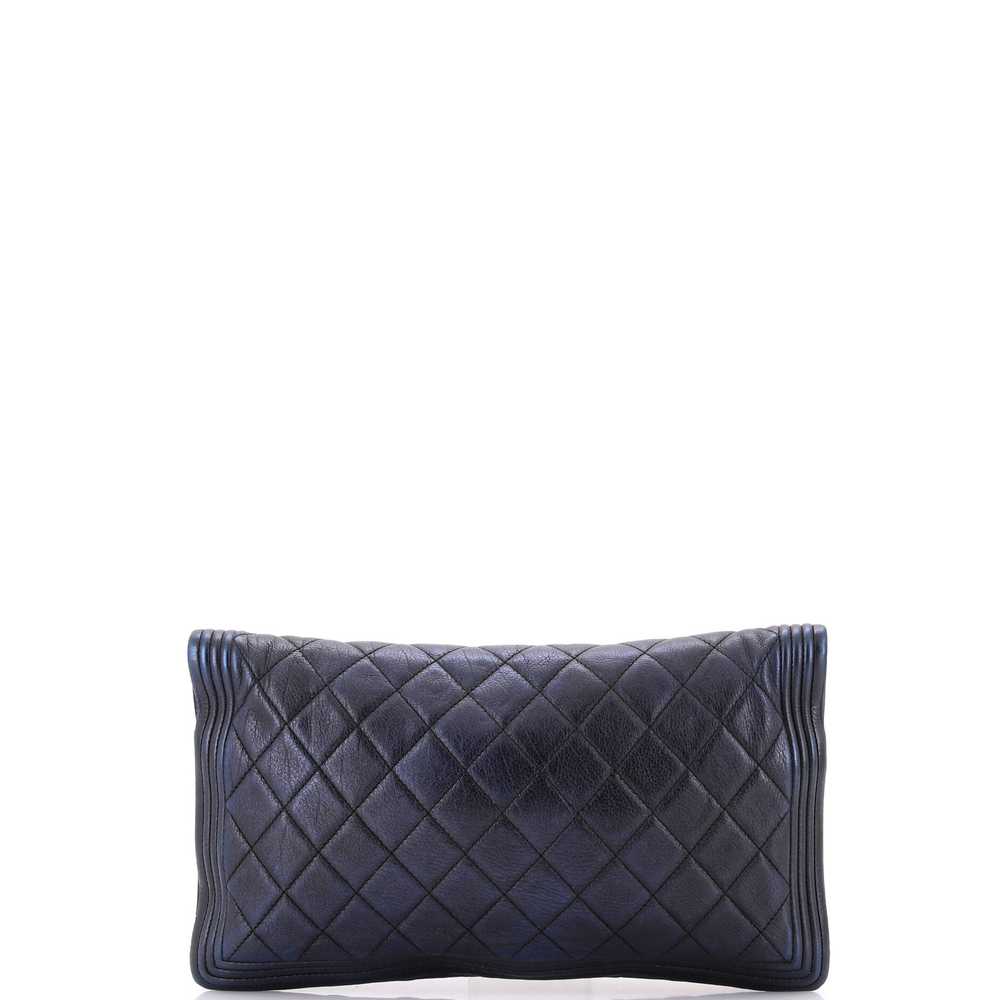 CHANEL Boy Beauty CC Clutch Quilted Lambskin - image 3