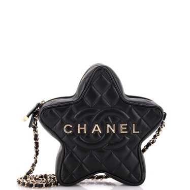 CHANEL CC Walk of Fame Star Bag Quilted Lambskin