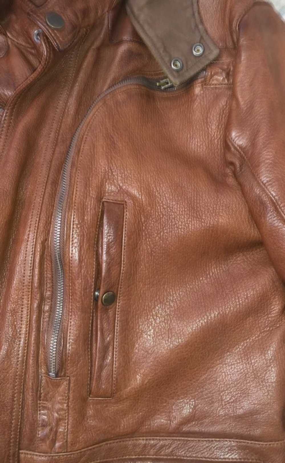 C.P. Company ARCHIVE MILLE MIGLIA LEATHER JACKET - image 6