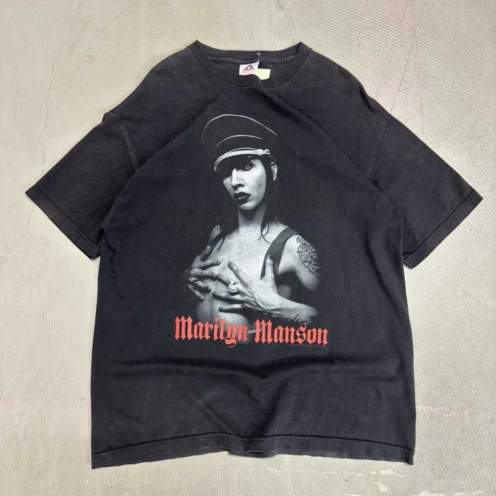 Designer × Marilyn Manson × Streetwear Vintage 20… - image 2