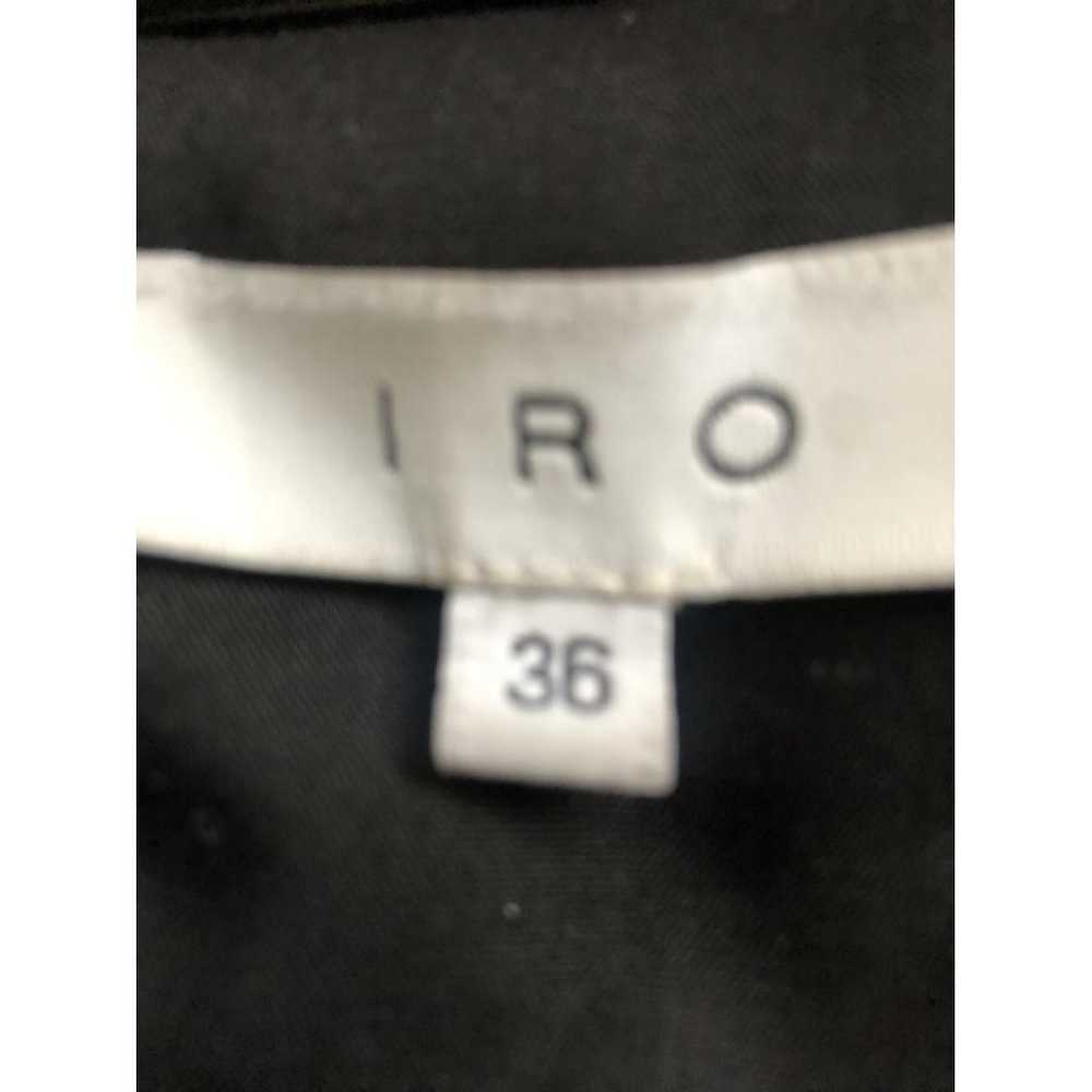 Iro Wool biker jacket - image 5