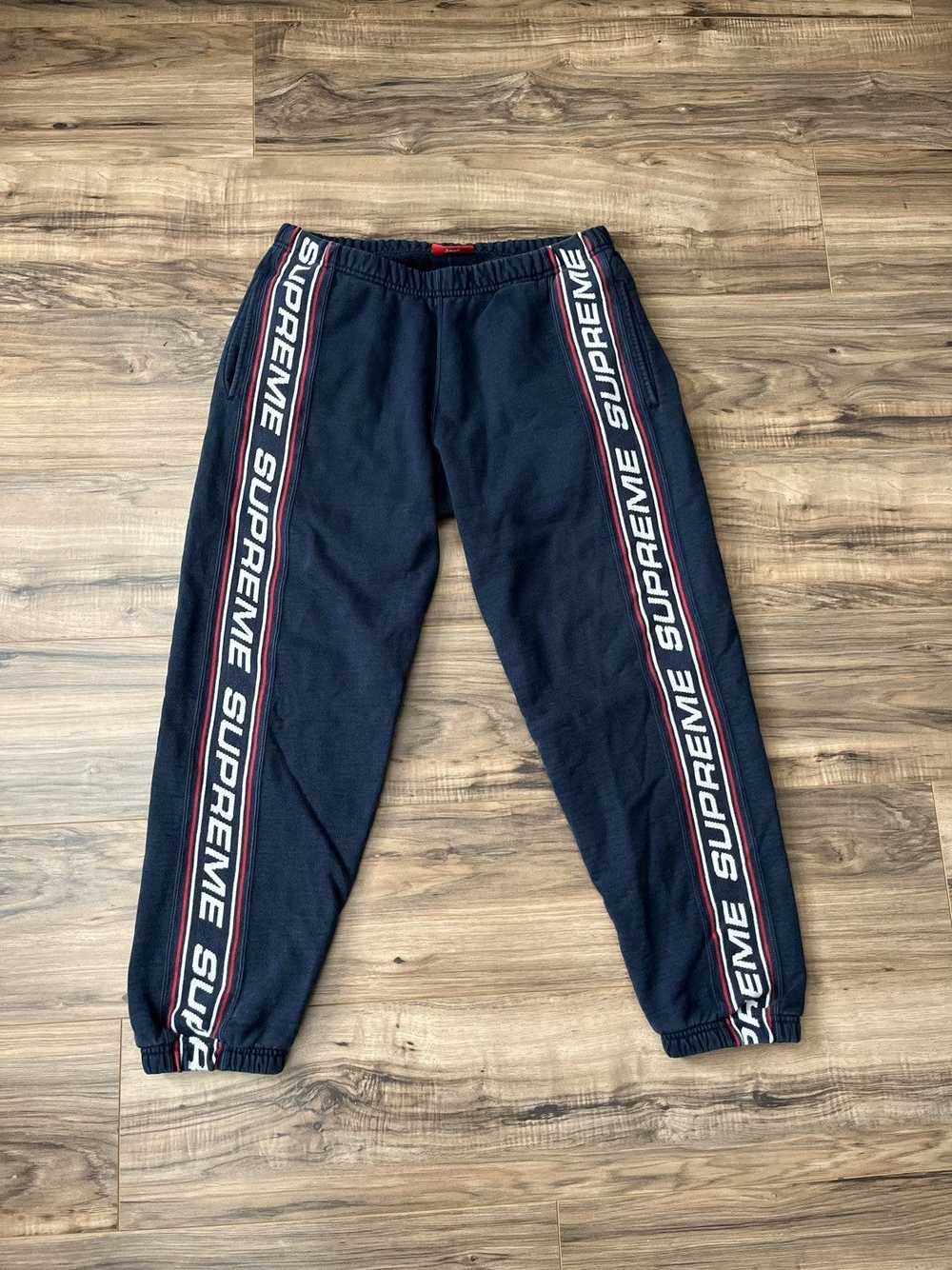 Supreme Supreme Text Rib Sweatpant - image 1