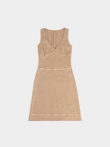 Miu Miu FW 1999 Beige Virgin Wool Blend Dress