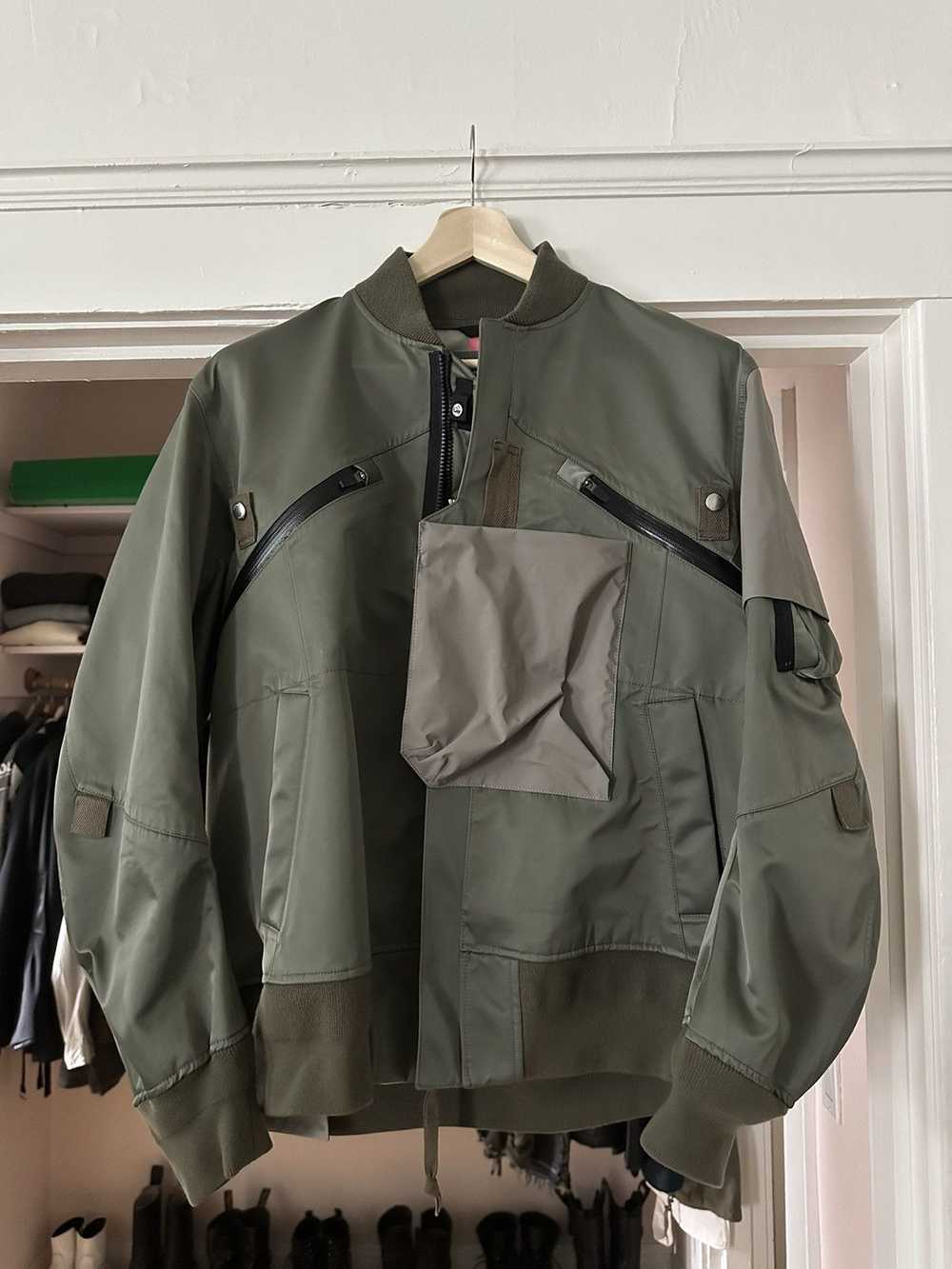 Acronym × Sacai Acronym Sacai Bomber Jacket - image 1