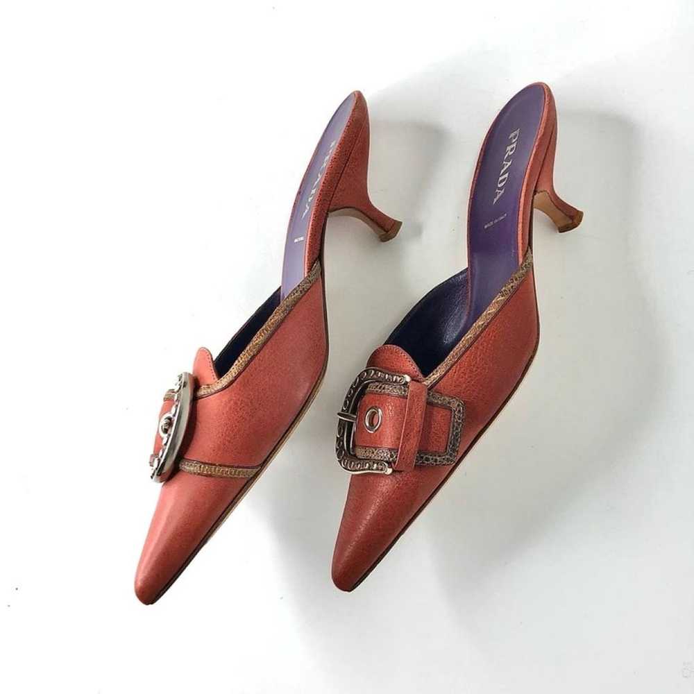 Prada Leather mules & clogs - image 2