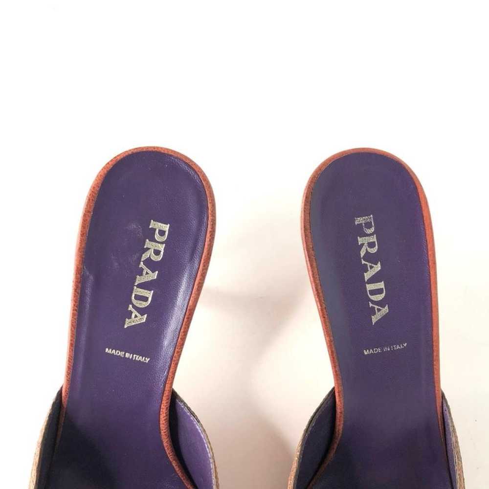 Prada Leather mules & clogs - image 5