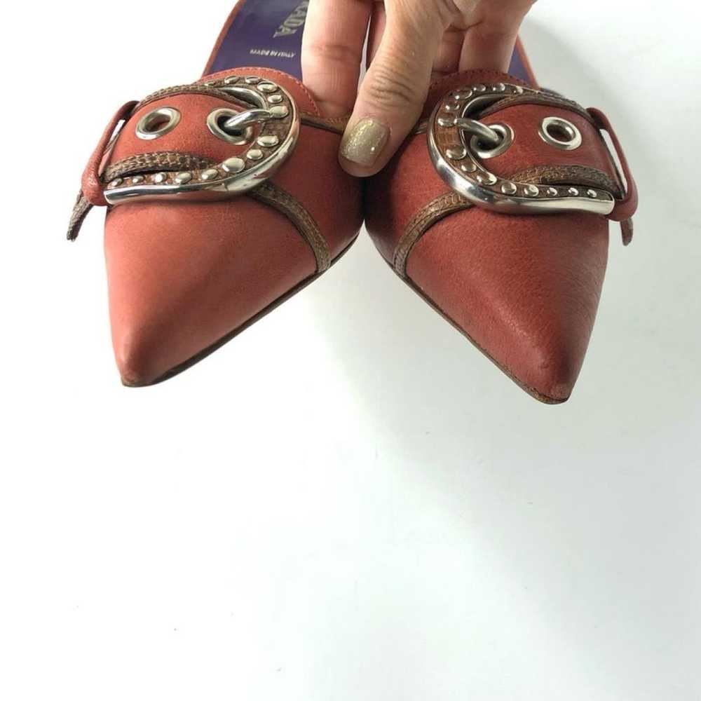 Prada Leather mules & clogs - image 8