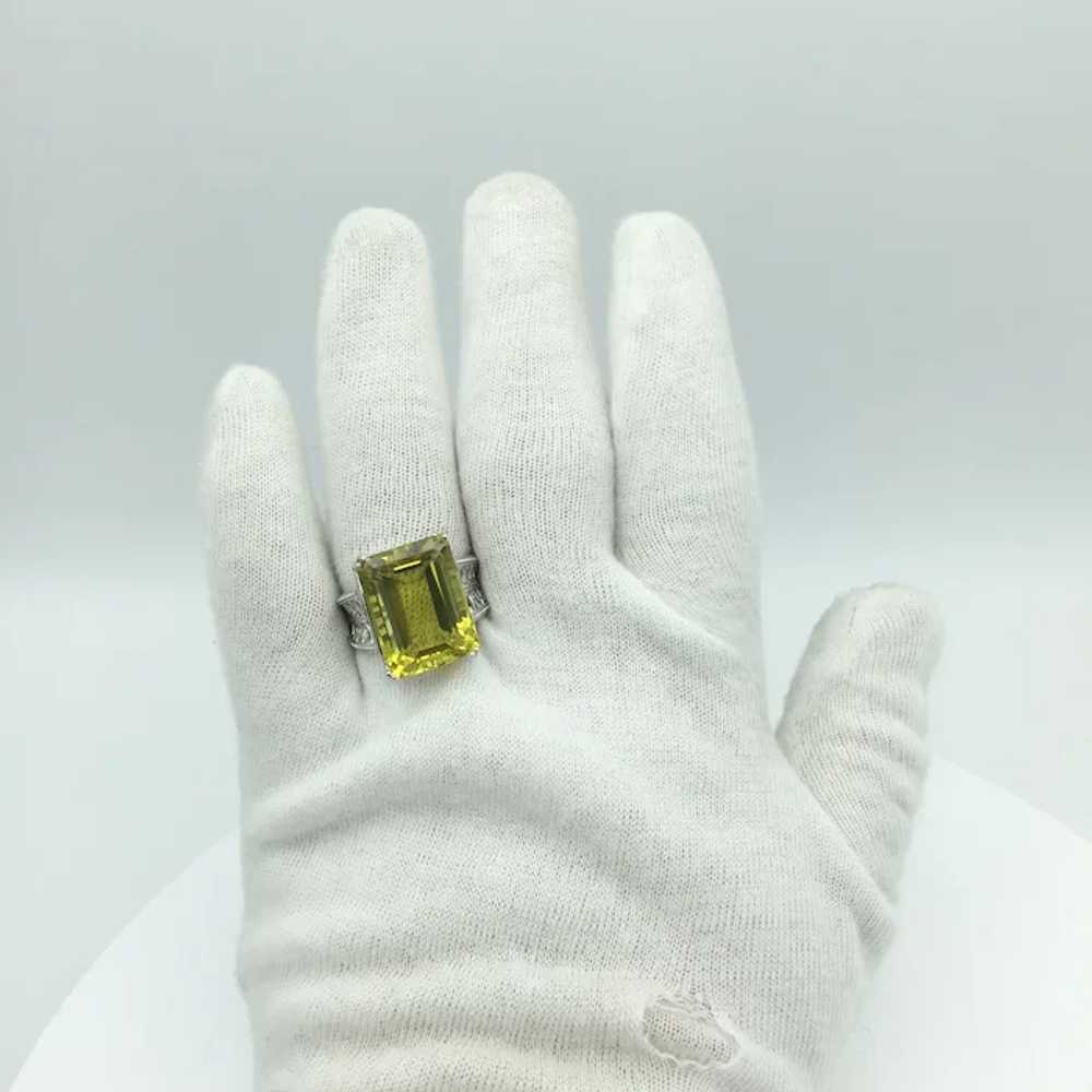 Sterling Silver Lemon Quartz Ring - image 6