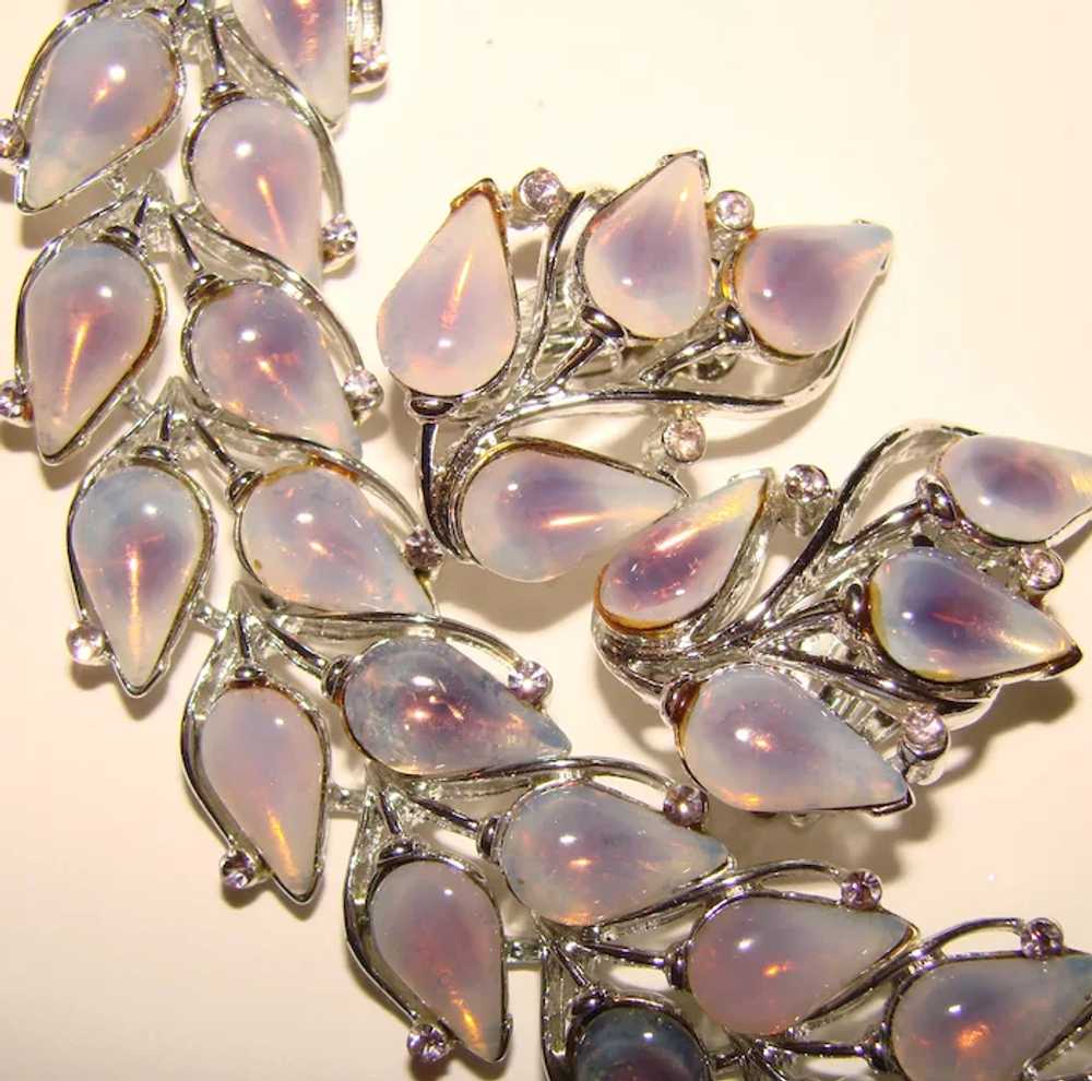 Fabulous GIVRE GLASS Lavender Rhinestone Vintage … - image 2