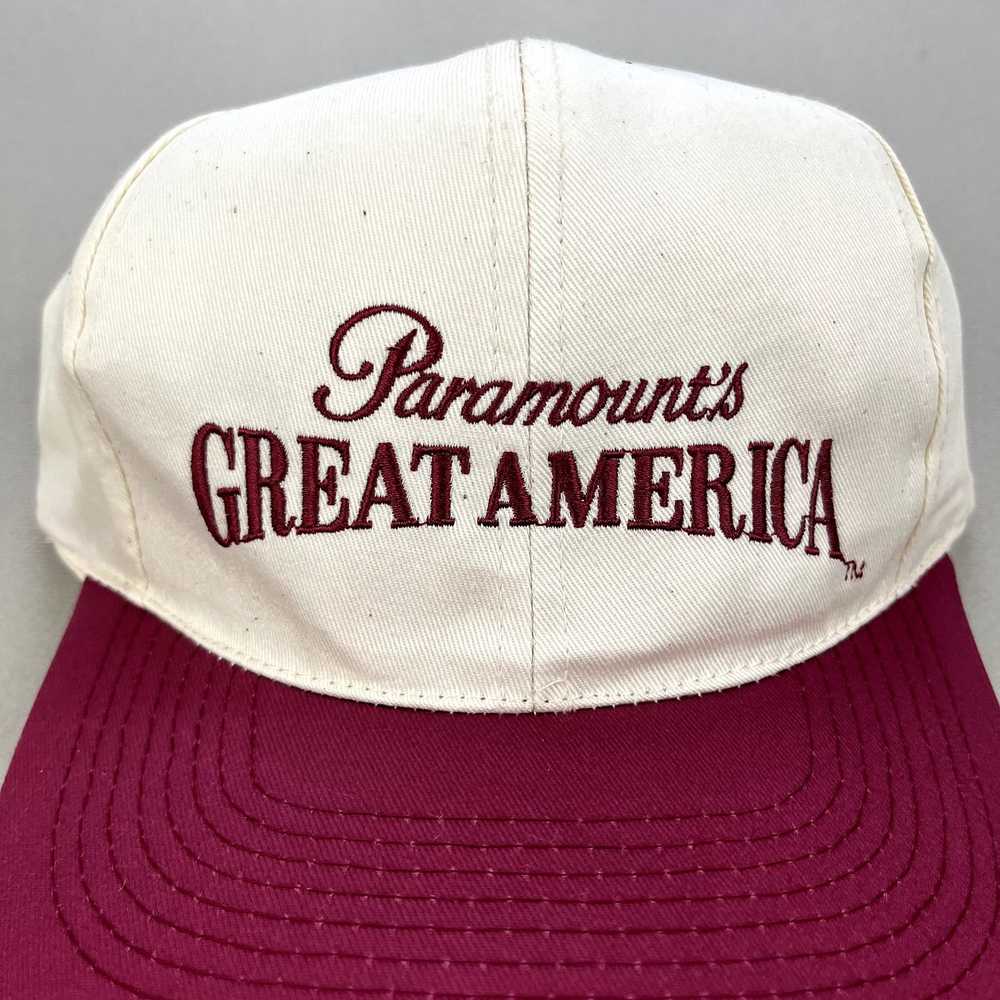 Vintage Vintage Paramount Great America Hat Snapb… - image 3