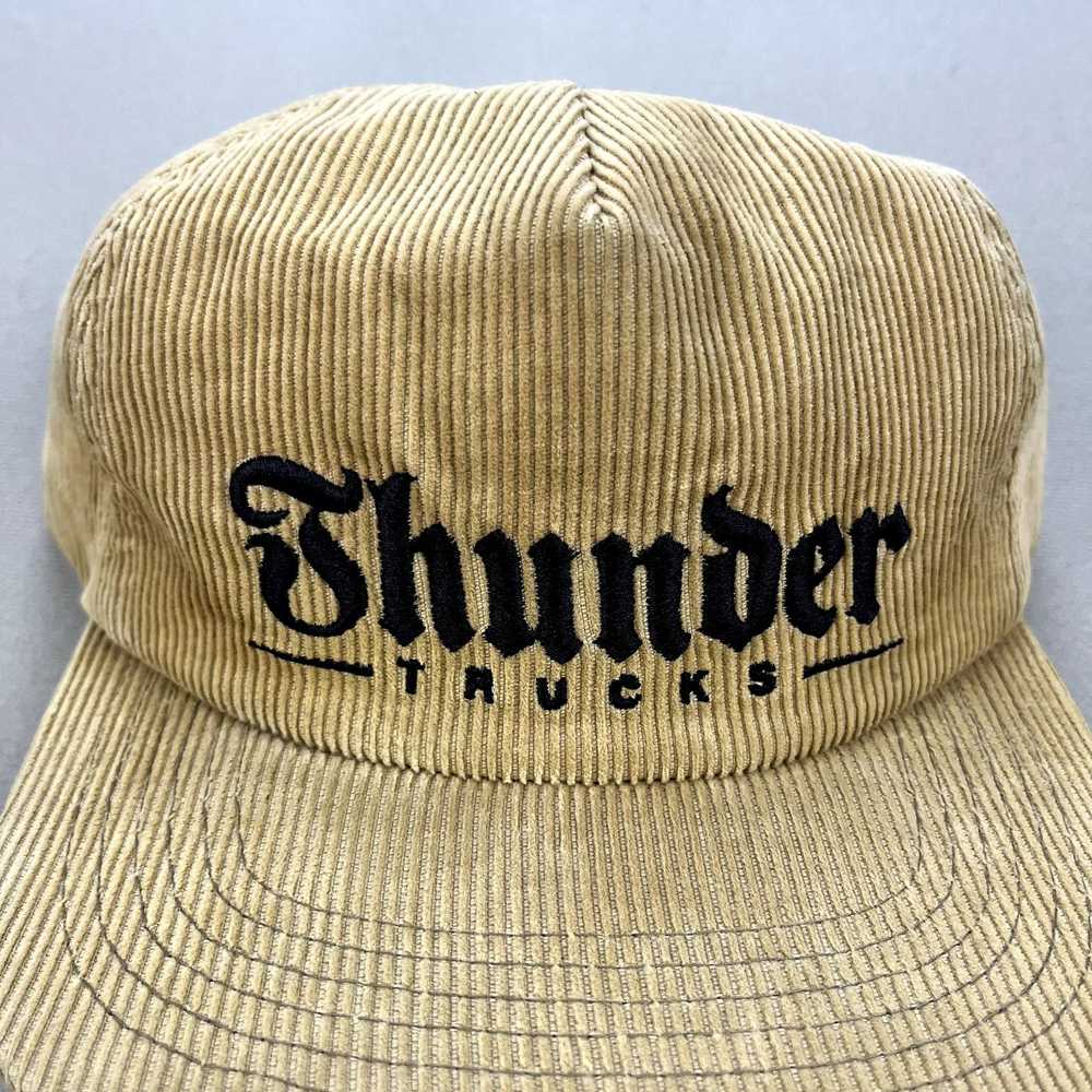 Brand Thunder Trucks Hat Snapback Tan Khaki Cordu… - image 3