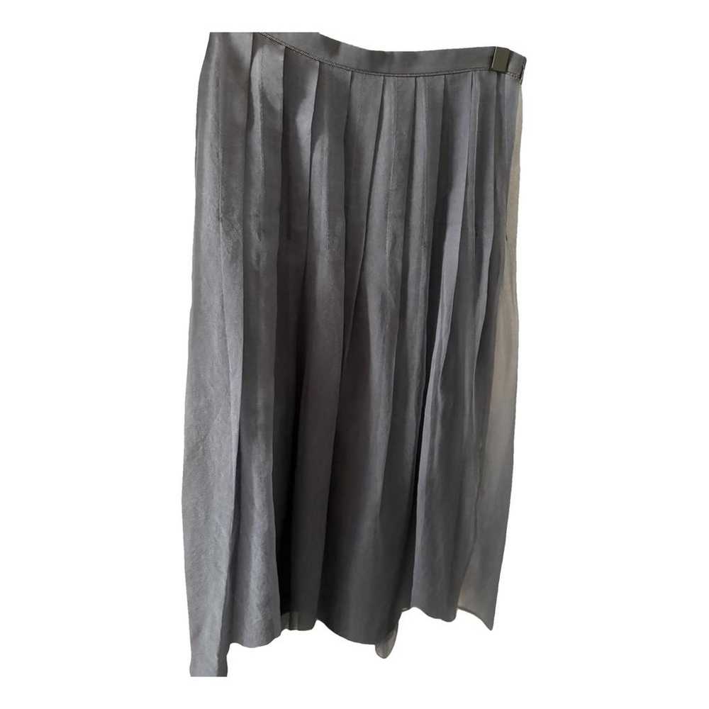 Brunello Cucinelli Silk mid-length skirt - image 1