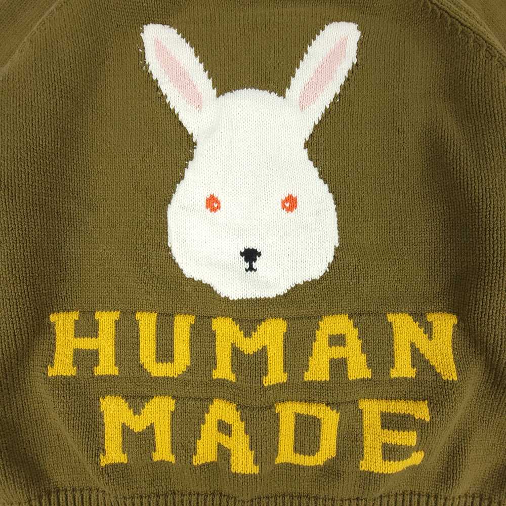 Human Made Human Made Rabbit Green Knit Sweater - image 8