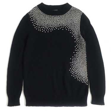 Saint Laurent Paris Saint Laurent Studded Wool Sw… - image 1