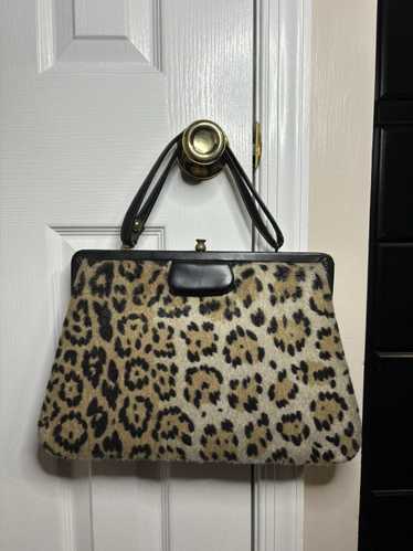 Vintage 1950 Leopard Bag