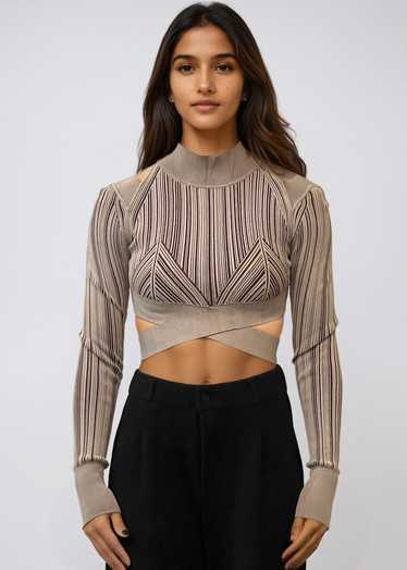 Herve Leger Pink Top