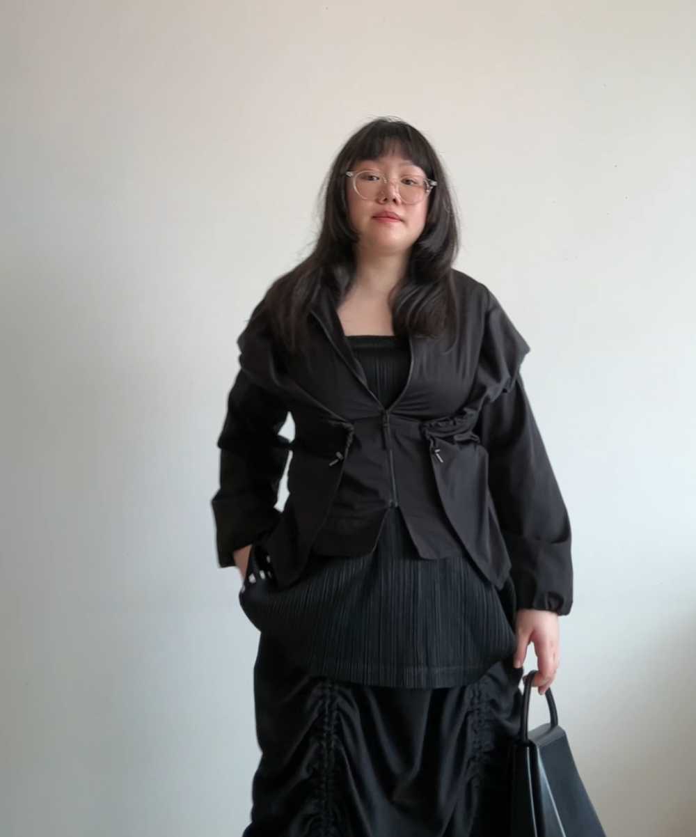 Hiroko Koshino Shirred Jacket - image 2