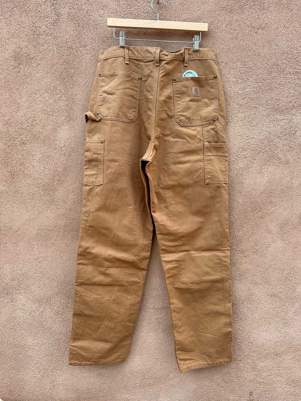 Men's Carhartt Duck Canvas Work Pants 36 x 36 - image 3