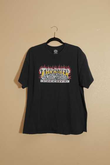 Thrasher Thrasher Bert Krak Skulls Logo Tee (XL)