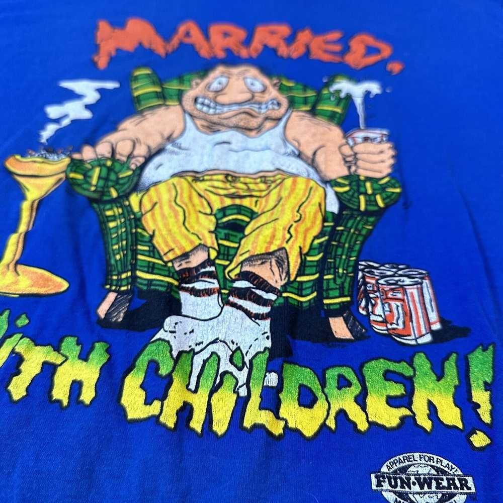 Vintage Vintage 90s Tee L Married With Kids Singl… - image 4