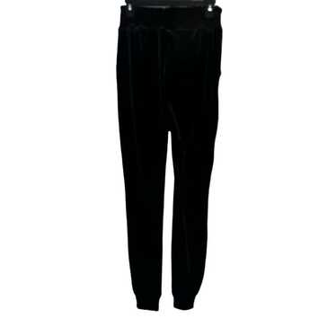 Commando Commando black velvet joggers small - image 1