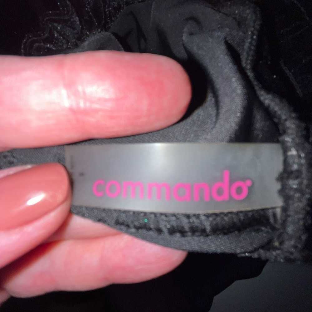 Commando Commando black velvet joggers small - image 6