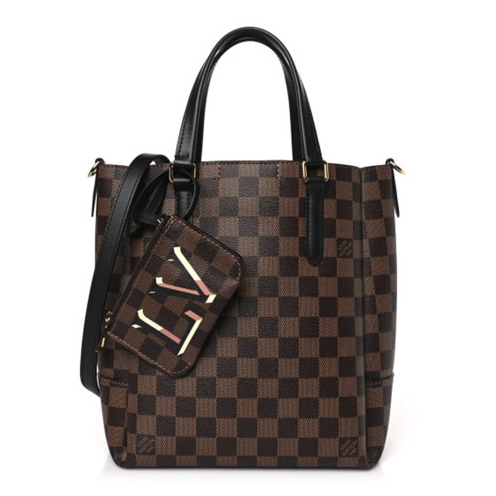 LOUIS VUITTON Damier Ebene Belmont PM Black - image 1