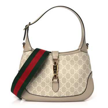 GUCCI GG Supreme Monogram Textured Dollar Calfski… - image 1