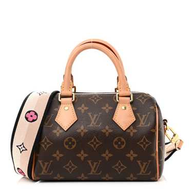 LOUIS VUITTON Monogram Speedy Bandouliere 20 Black - image 1