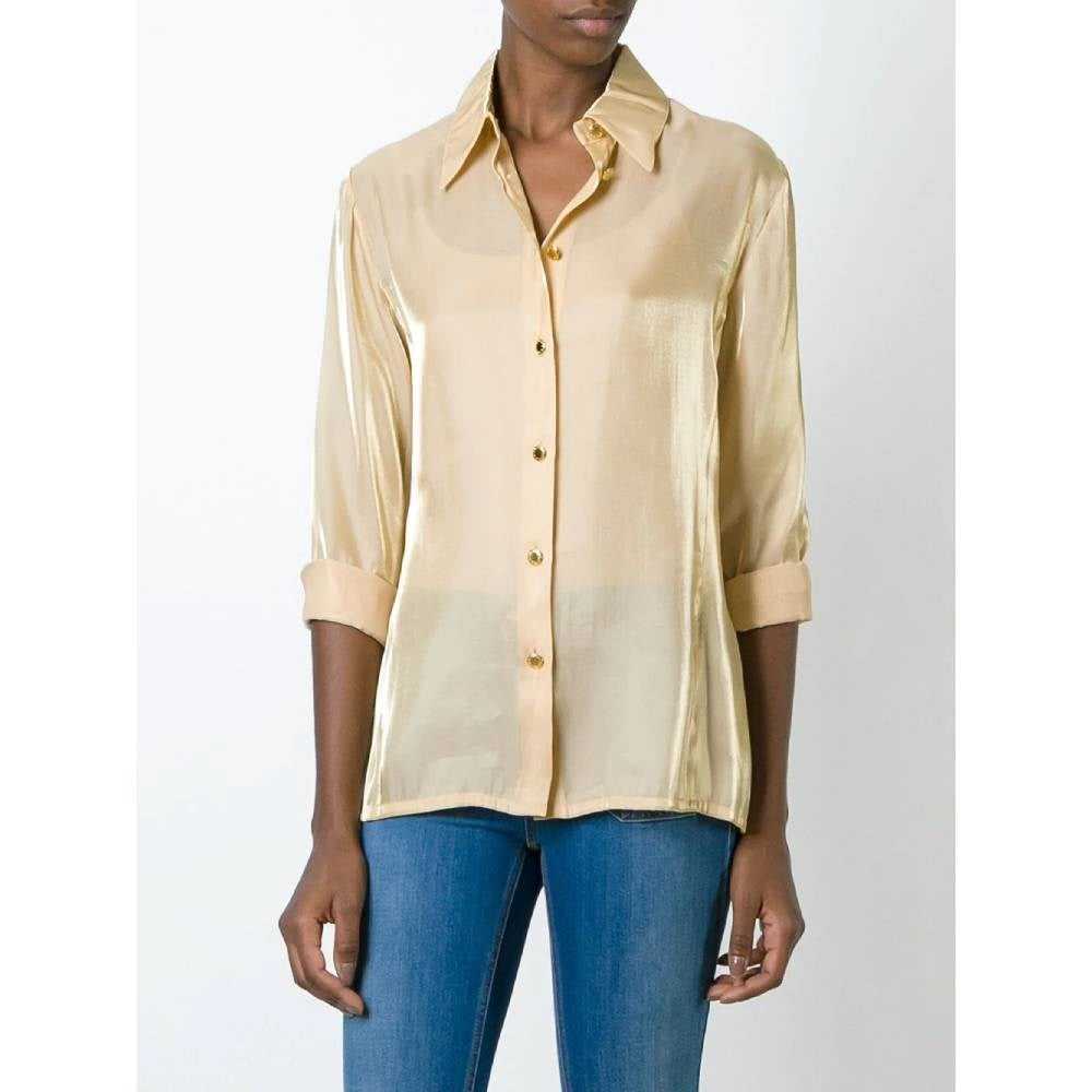 Jean-Louis Scherrer Beige Shirt - '90s - image 3