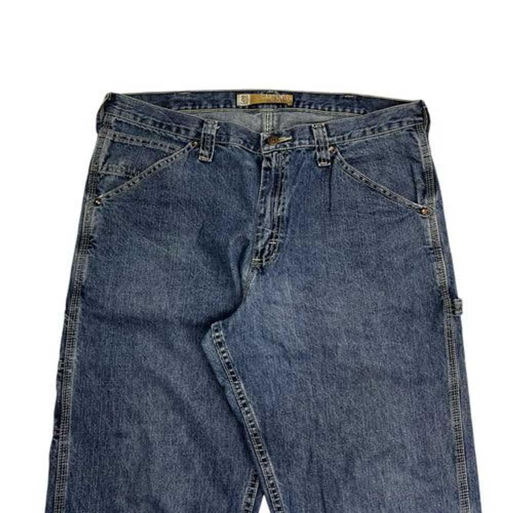 Lee Lee Carpenter Baggy Denim Medium Wash - image 3