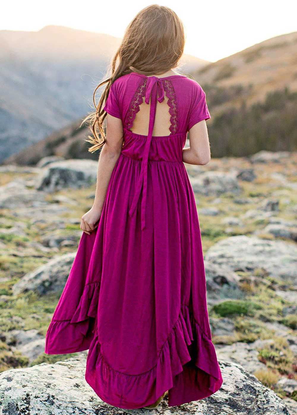 Joyfolie Braelyn Dress in Berry - image 2