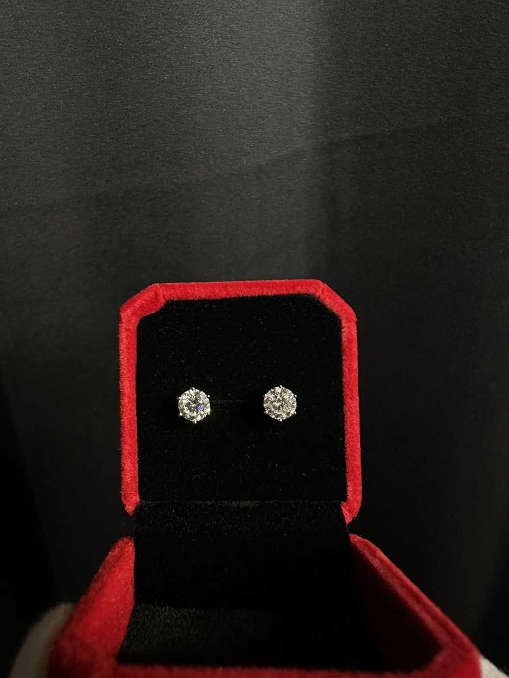 Designer × Streetwear × Vintage Moissanite earrin… - image 1