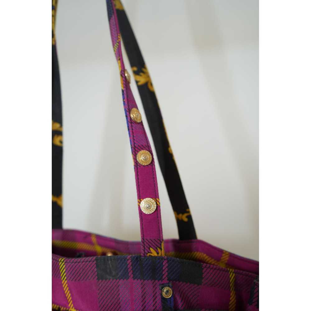 Gianni Versace Gianni Versace Plaid Baroque Tote … - image 8