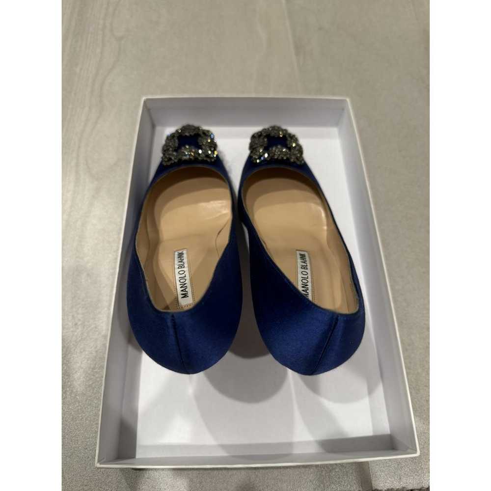 Manolo Blahnik Hangisi cloth heels - image 2