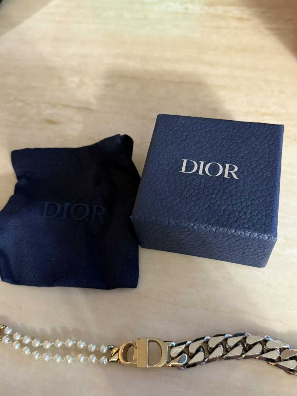 Dior × Sacai Dior x Sacai Faux Pearl Two Tone Bra… - image 3