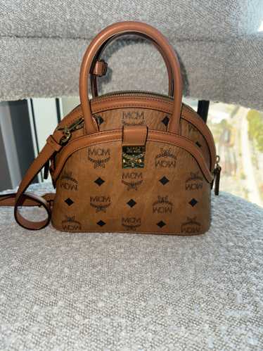 MCM Small Tracy curved tote bag