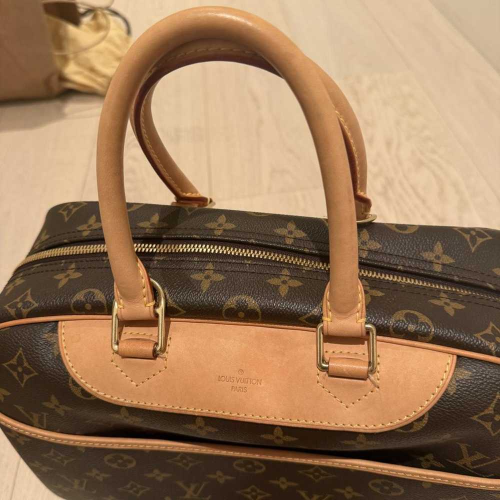 Louis Vuitton Deauville cloth handbag - image 3