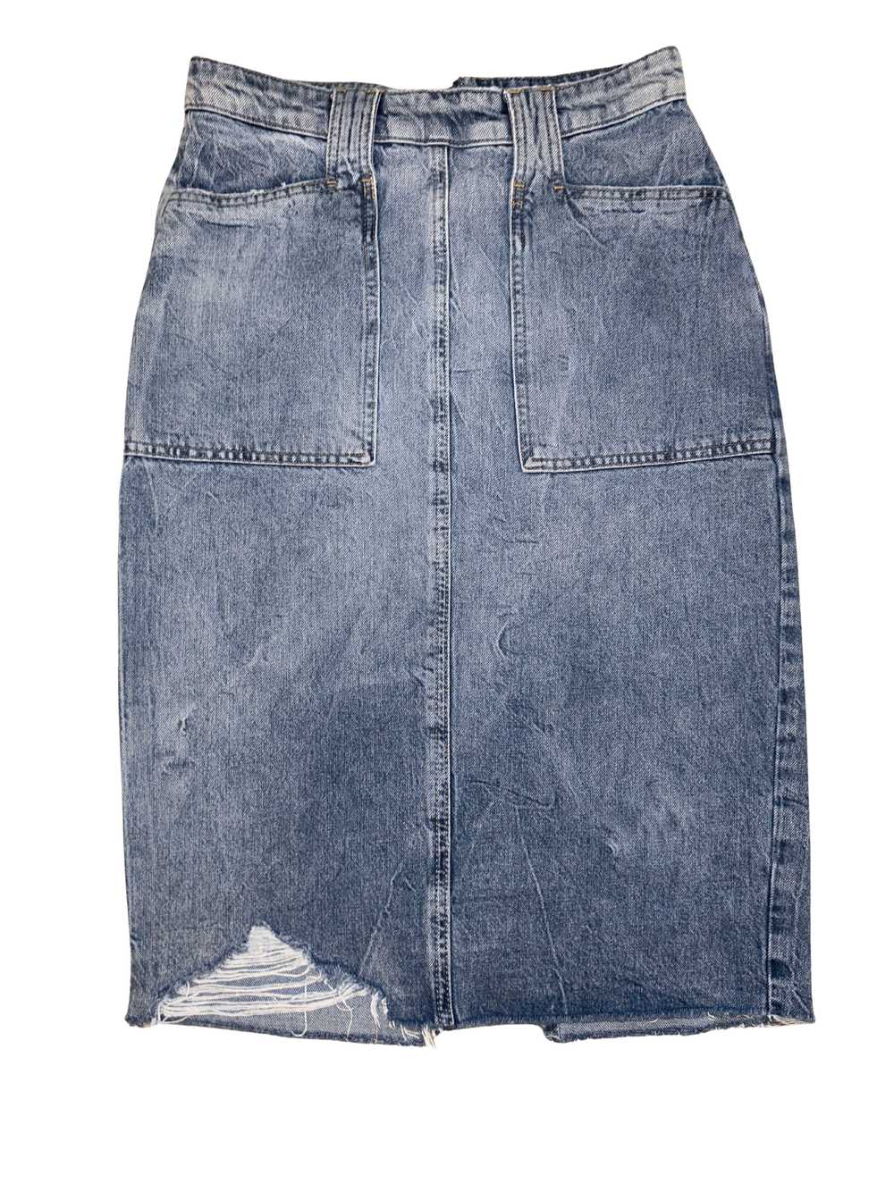 ROOLEE Free People Elisa Pencil Denim Skirt - image 5