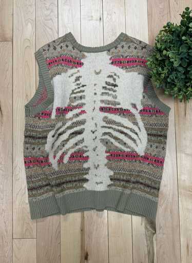 Kapital Kapital 7G ‘Fair Isle’ Bone Knit Sweater V