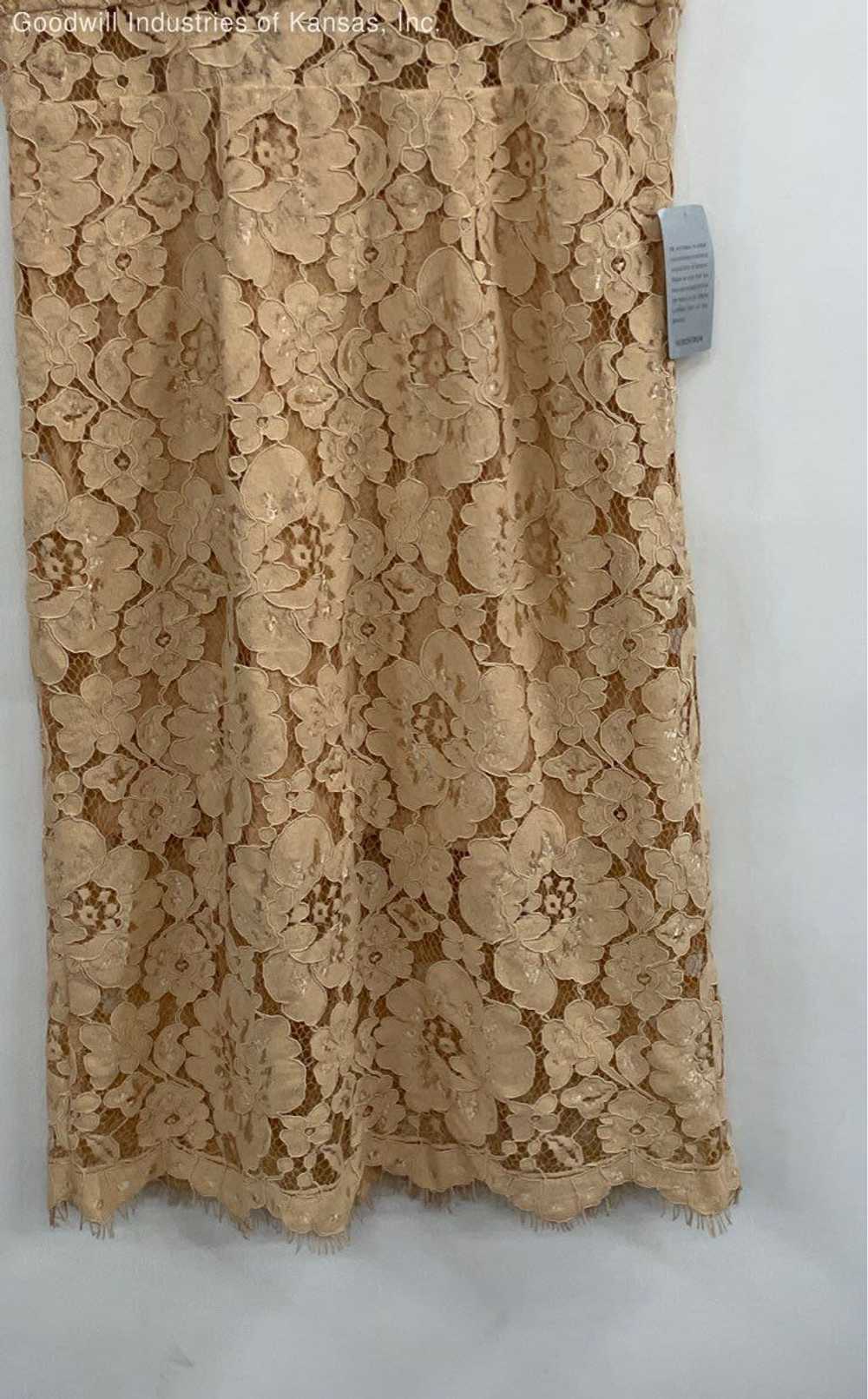 NSR Beige Floral Lace Casual Dress - Size XL - image 5