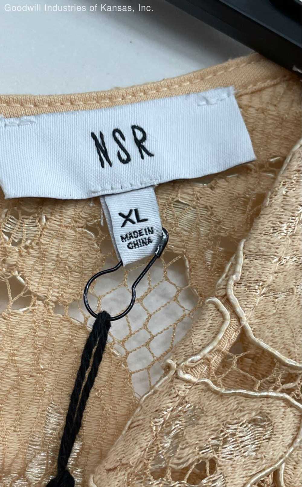 NSR Beige Floral Lace Casual Dress - Size XL - image 6