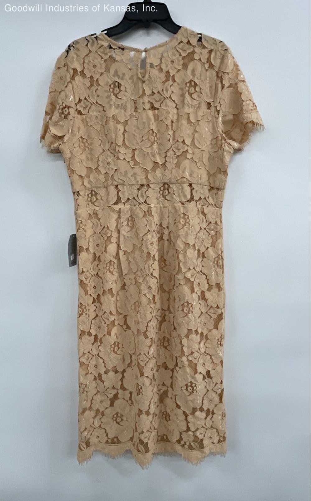 NSR Beige Floral Lace Casual Dress - Size XL - image 8