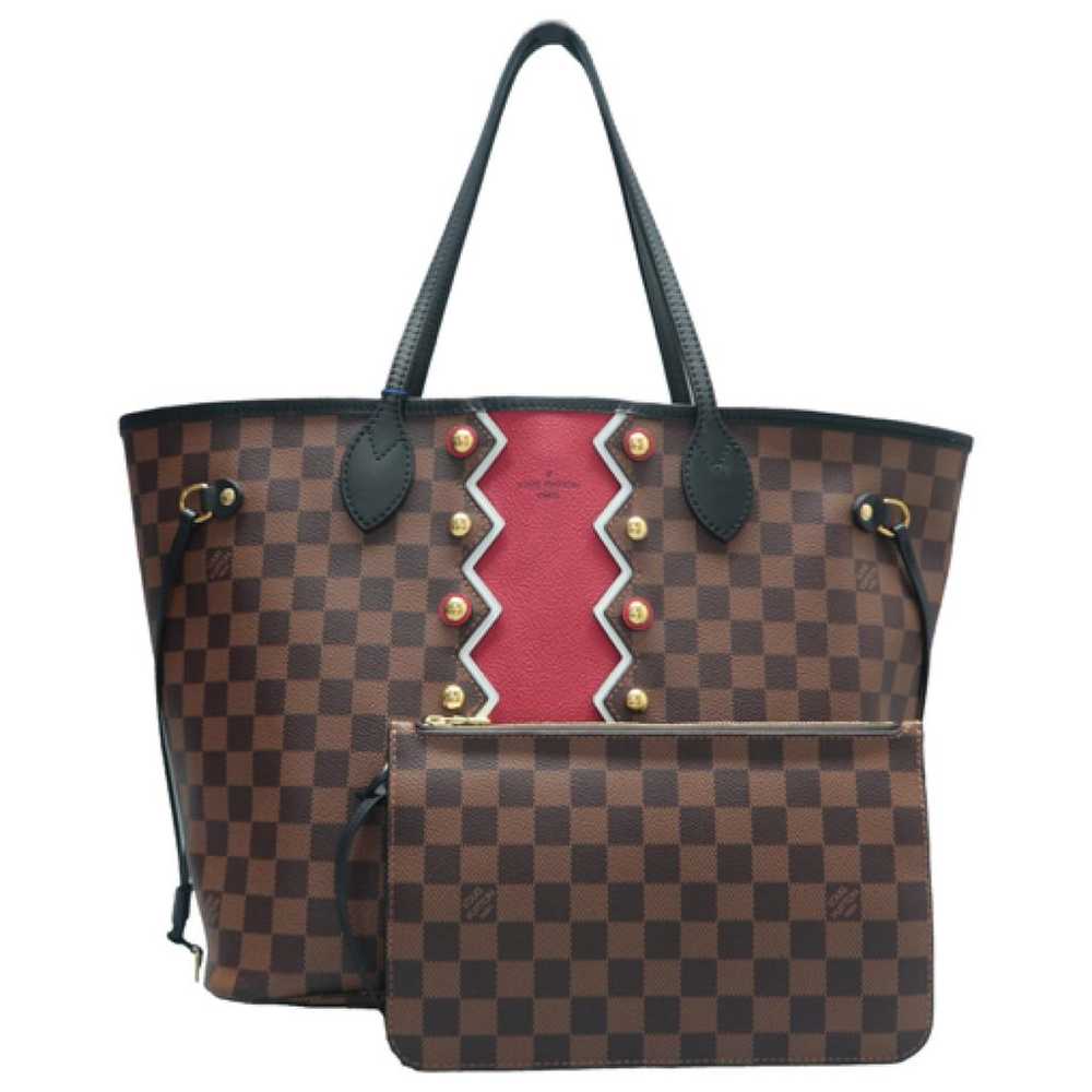 Louis Vuitton Neverfull leather handbag - image 1