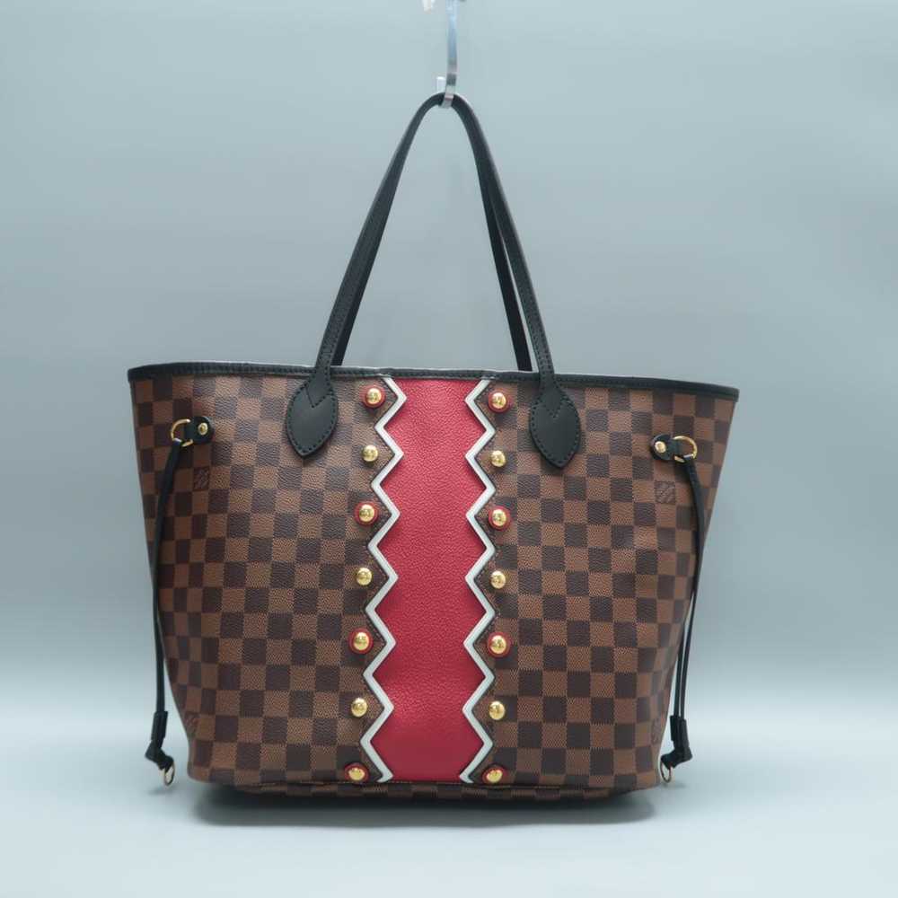 Louis Vuitton Neverfull leather handbag - image 4