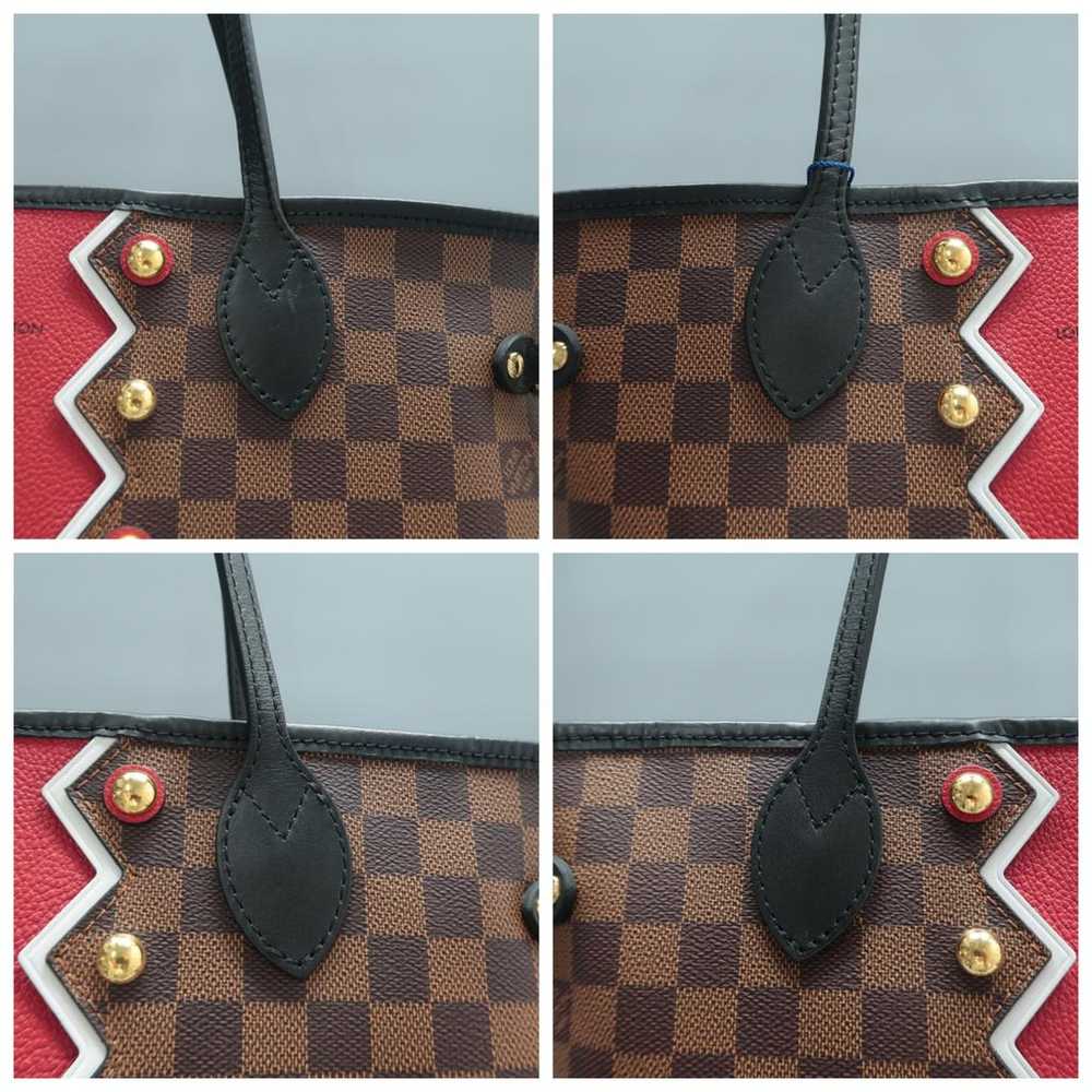 Louis Vuitton Neverfull leather handbag - image 9